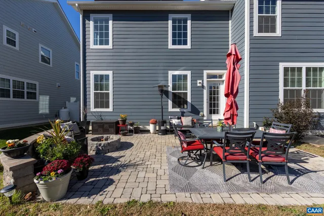 an old house with outdoor space