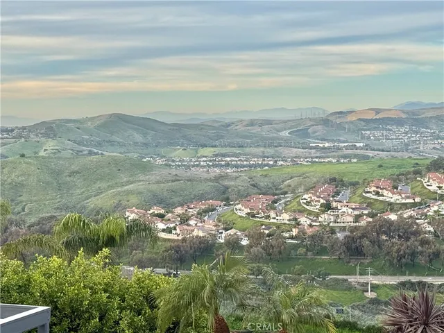 a view of a lake with a mountain