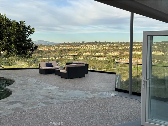a view of a house with a patio