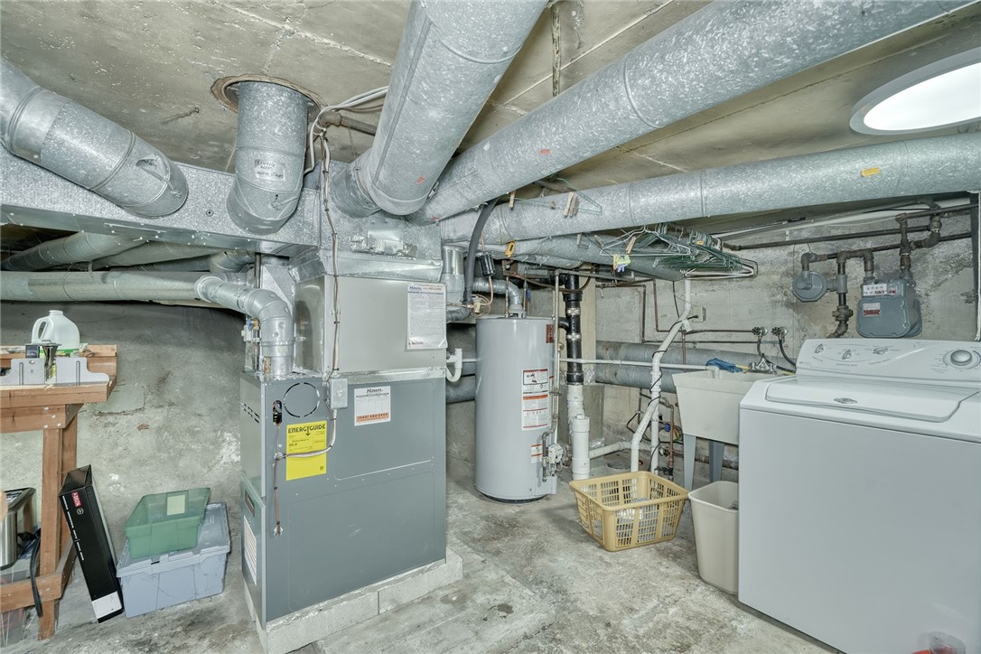 160 Commonwealth Road Brighton, NY 14618 - Photo 38 of 45 Force air furnace, Gas hot water heater, basement