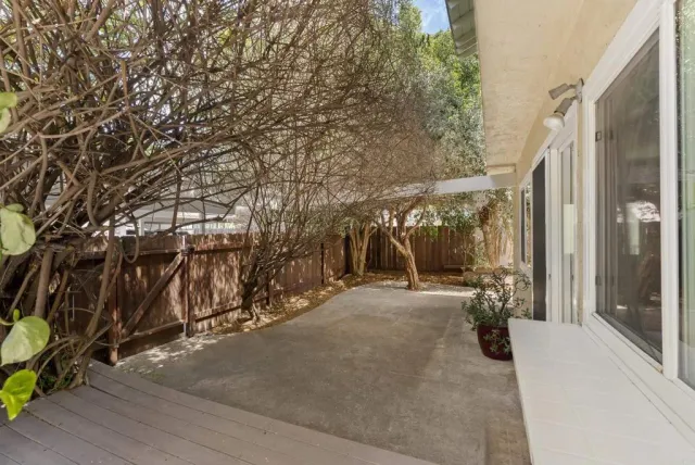 a view of a car park in front of a building