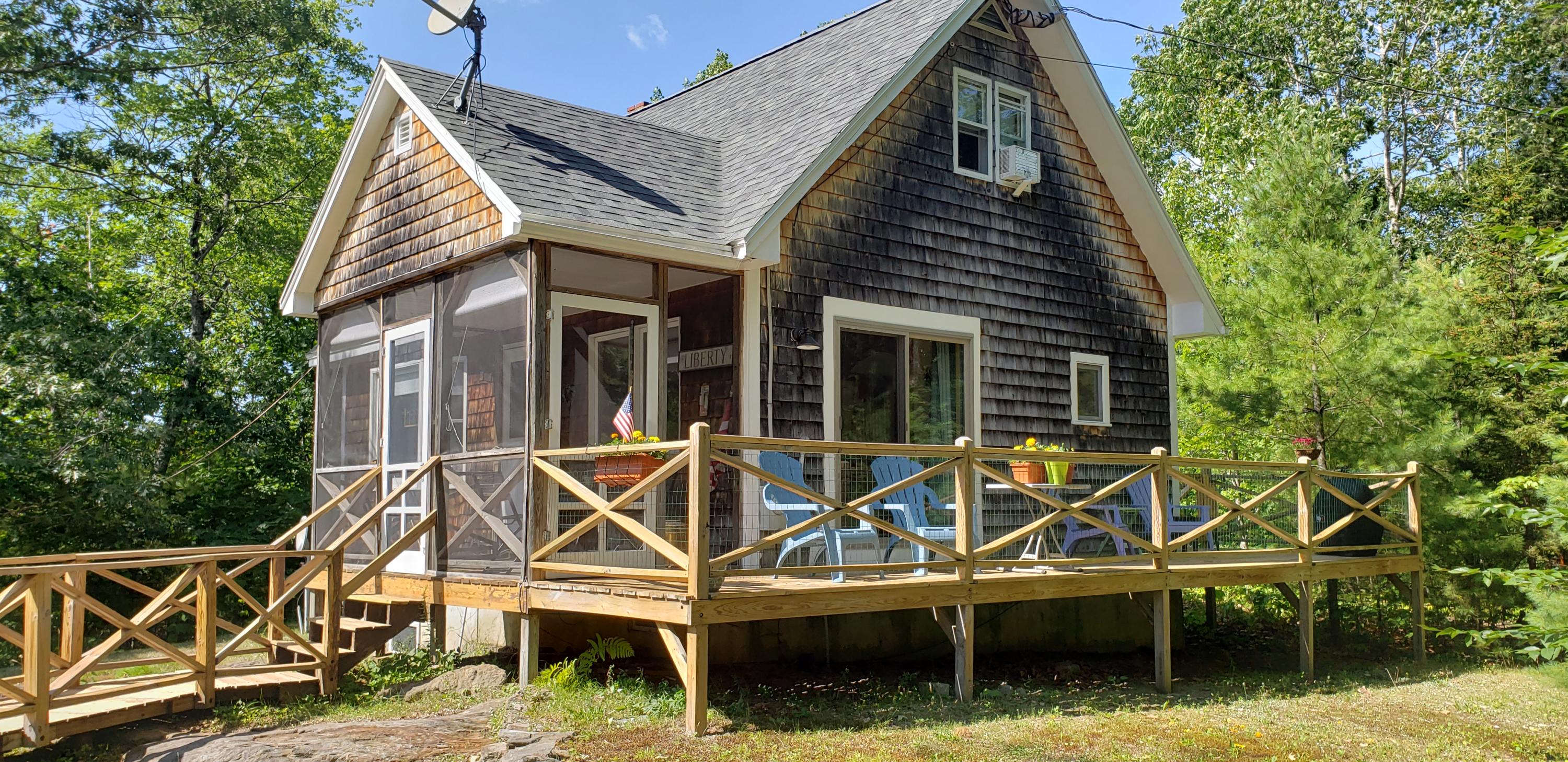 493 Pinnacle Road Liberty, ME 04949 - Photo 2 of 26 Exterior with Deck