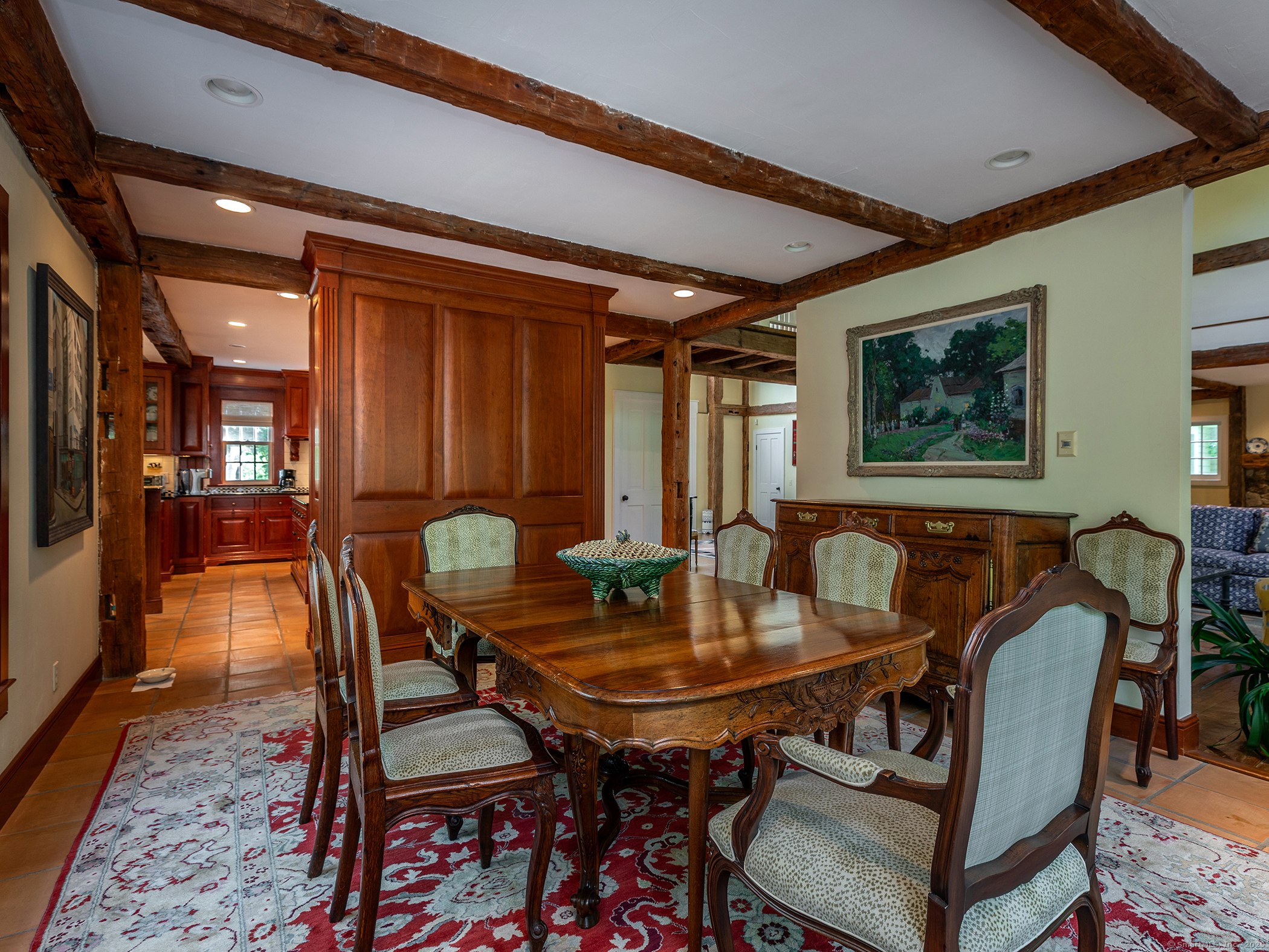 88 Rucum Road Roxbury, CT 06783 - Photo 13 of 35 a view of a dining room with furniture
