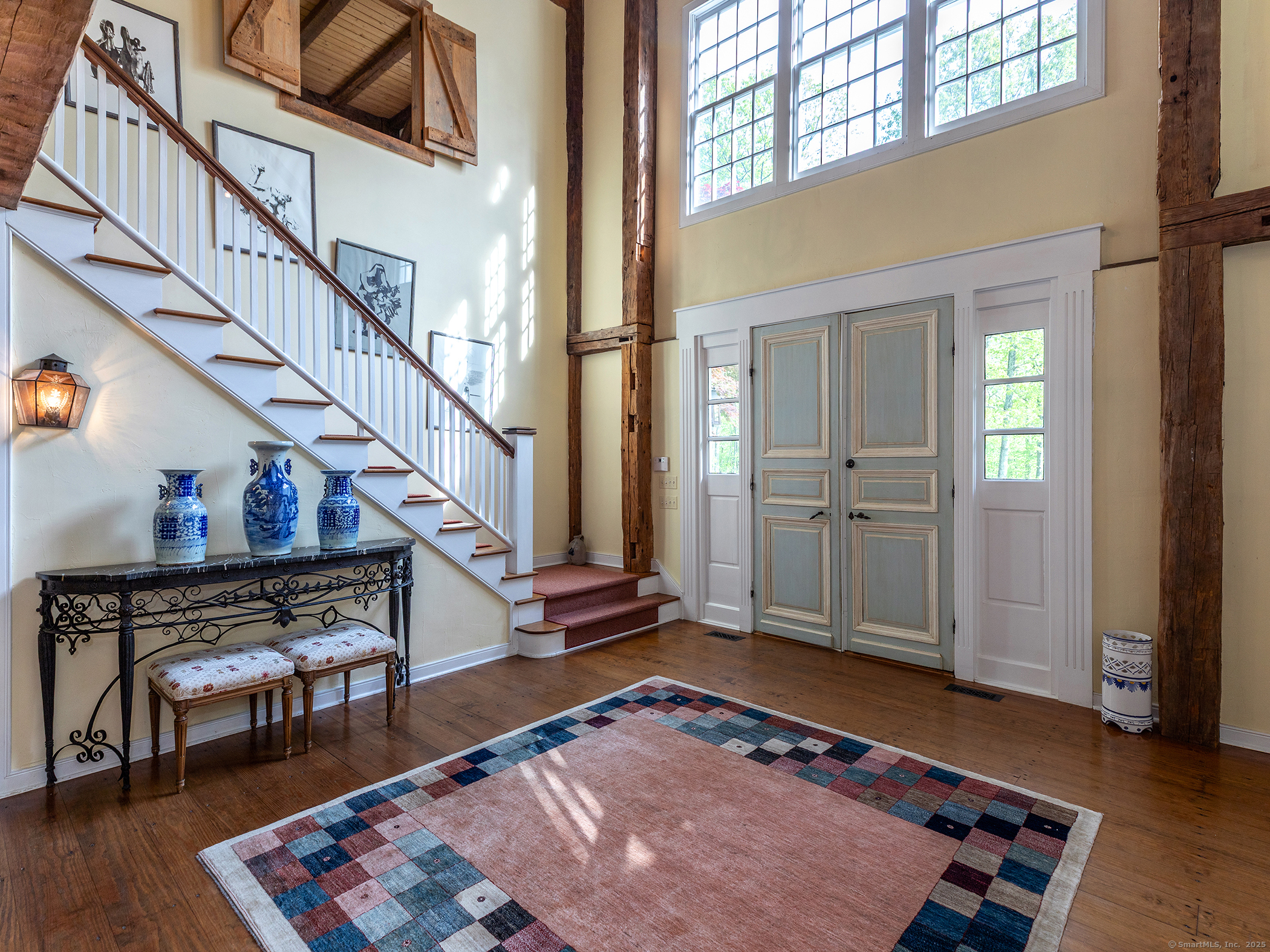 88 Rucum Road Roxbury, CT 06783 - Photo 5 of 35 a view of entryway and hall with wooden floor