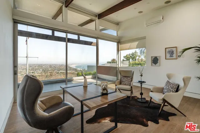 a view of a city from a window