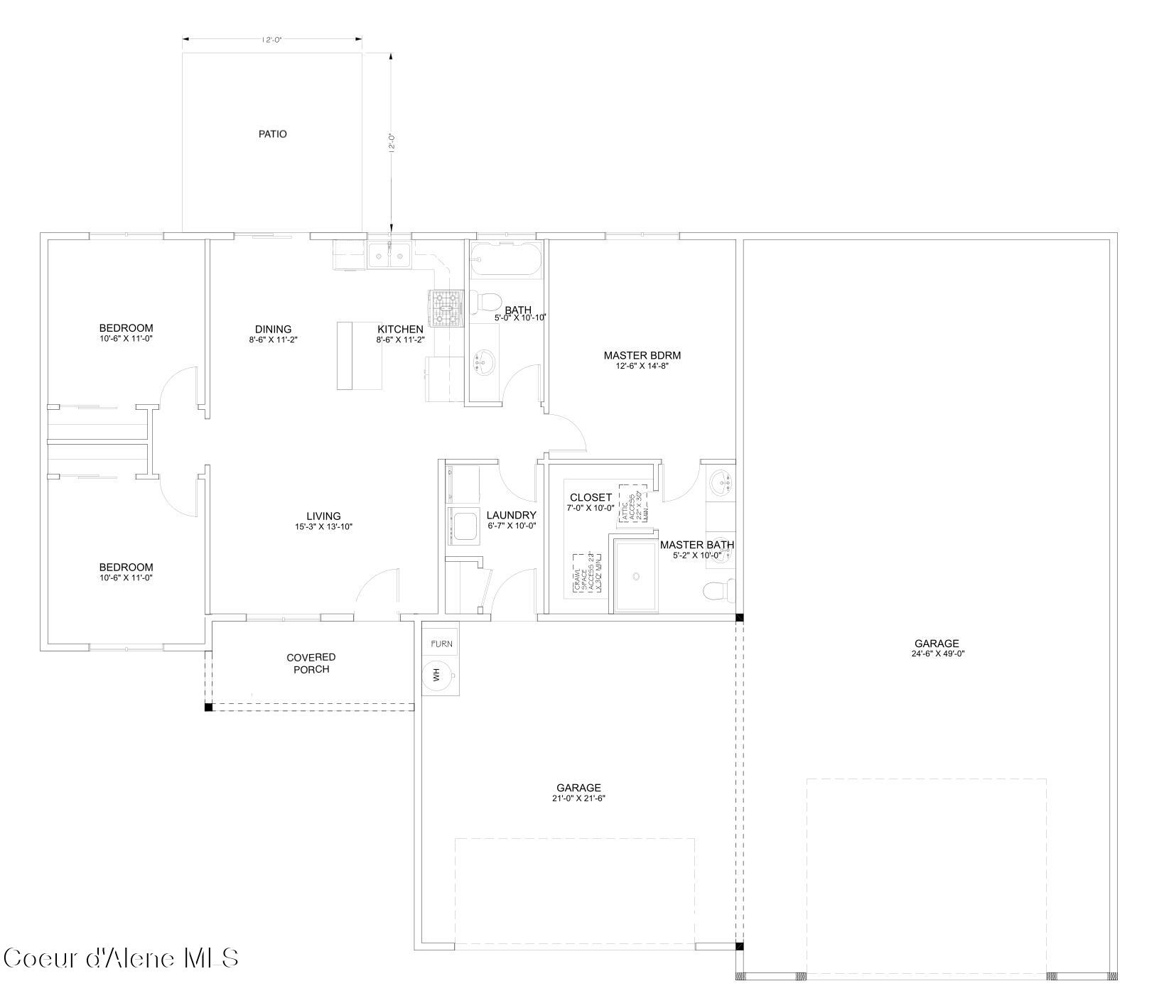 12018 North Lennon Lane Rathdrum, ID 83858 - Photo 19 of 21 12018 Lennon Loffs RV Extra Wide Floor P