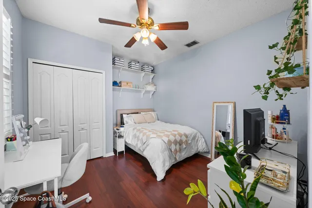 a view of a house with backyard and a tree