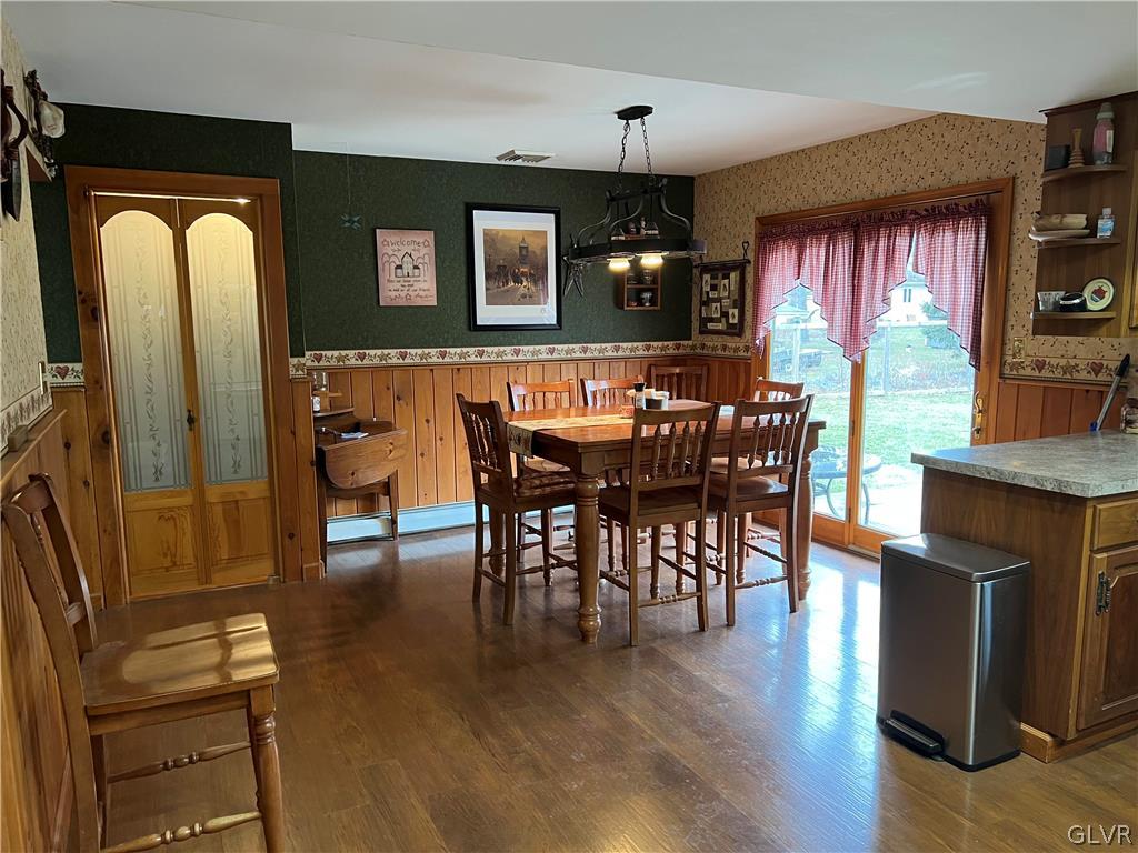 684 Williams Road Nazareth, PA 18064 - Photo 14 of 28 a view of a a dining room with furniture window and wooden floor