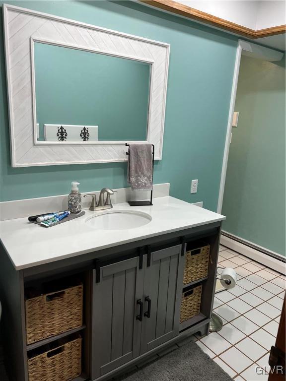 684 Williams Road Nazareth, PA 18064 - Photo 20 of 28 a bathroom with a sink and a mirror