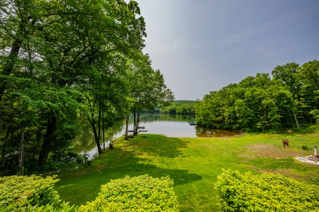 a view of a lake with a lake view