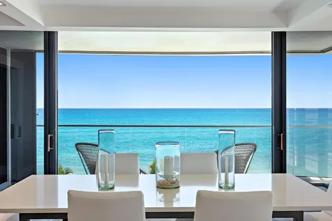 a view of a couches in a patio