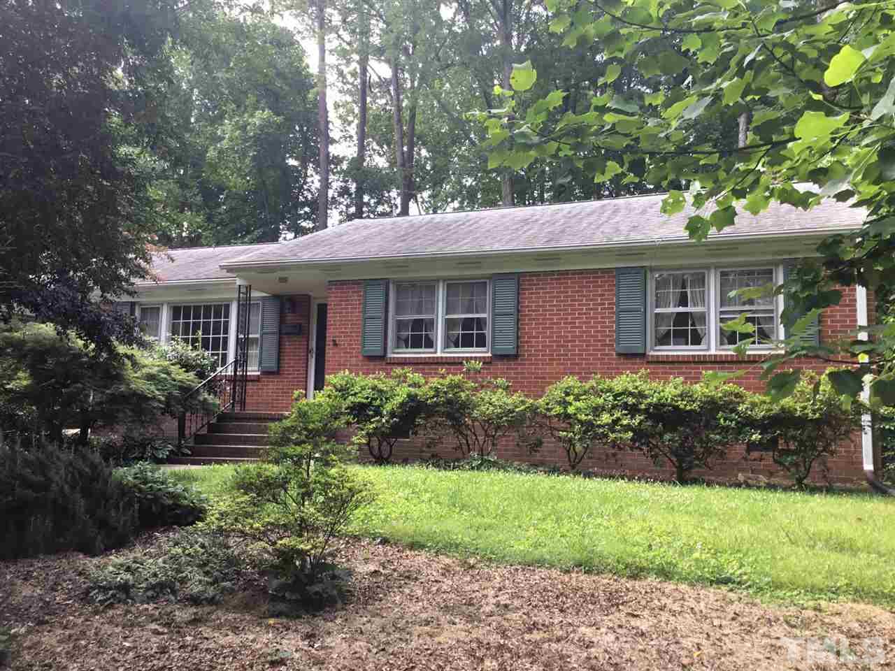 519 West Cornwall Road Cary, NC 27511 - Photo 1 of 29 All brick 1959 Ranch in a great location in Cary, NC