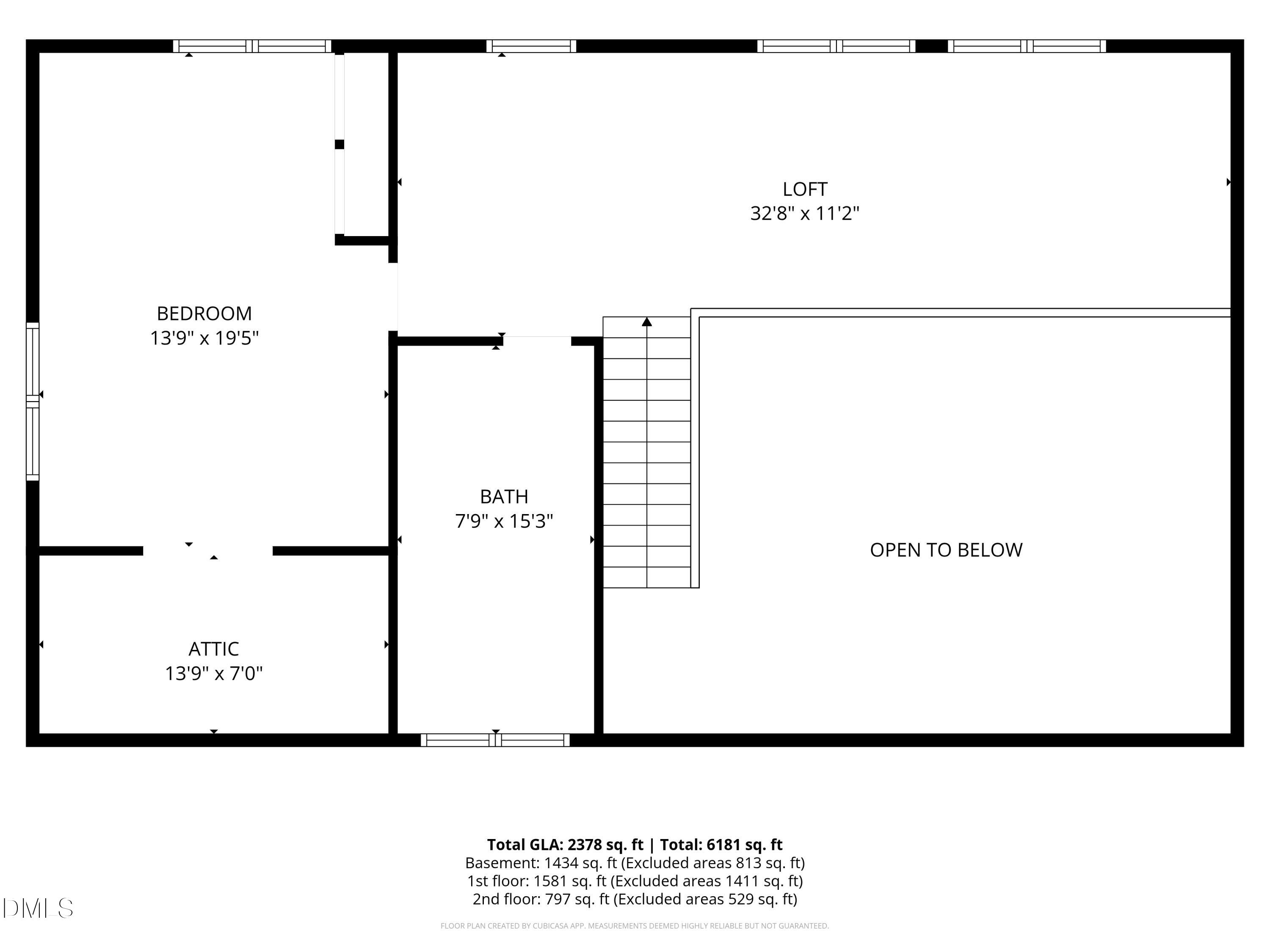 2523 Baptist Road Durham, NC 27703 - Photo 70 of 71 Second floor plan