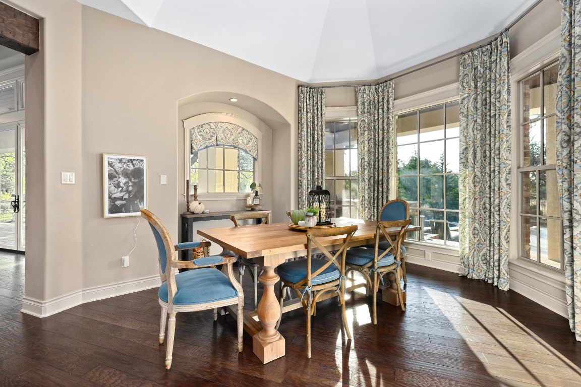 216 Vista Lane Georgetown, TX 78633 - Photo 20 of 40 a view of a dining room with furniture window and wooden floor