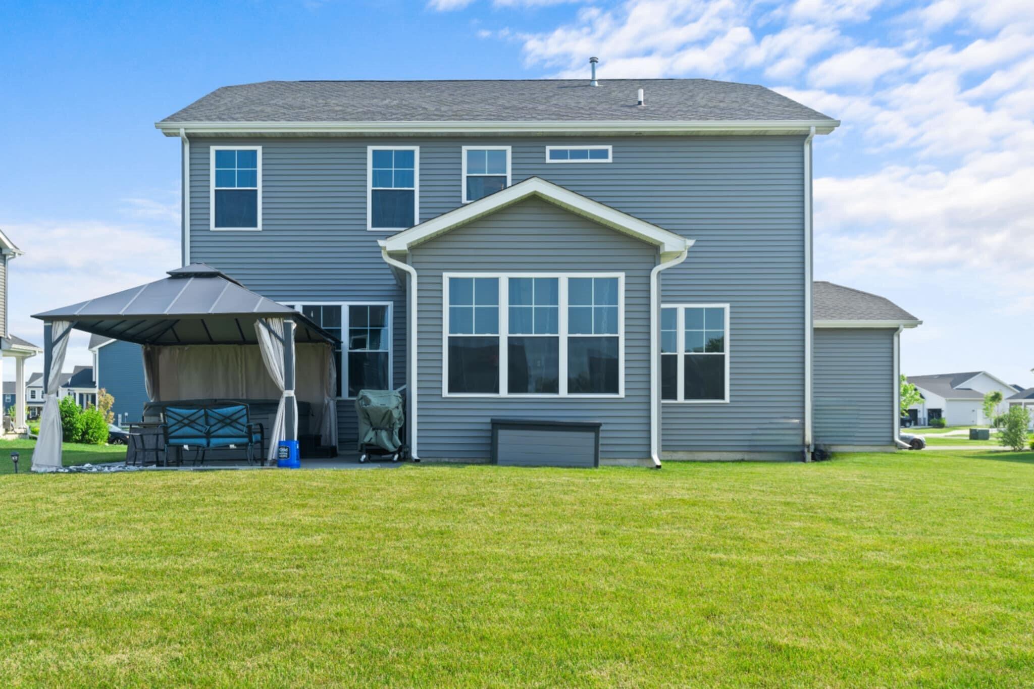 9872 Sumter Court Cedar Lake, IN 46303 - Photo 18 of 18 a house view with a garden space
