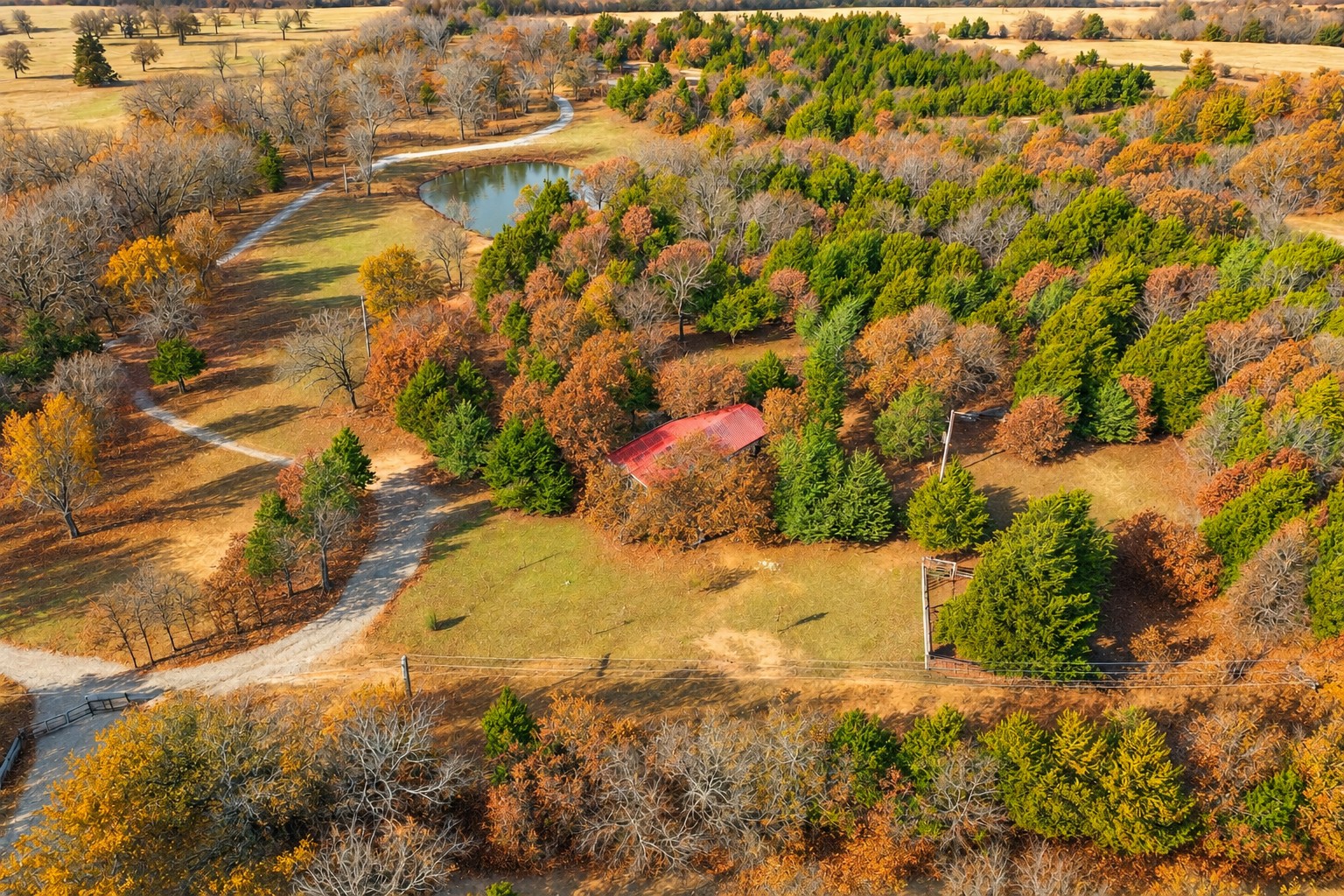 777 Caddo Hills Road Caddo, OK 74729 - Photo 1 of 36 Mature trees and expansive natural landscaping
