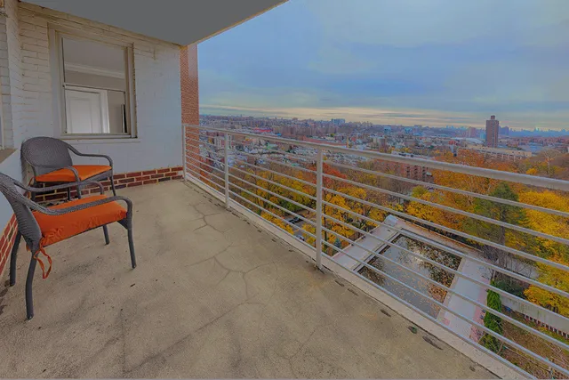 a view of a large building