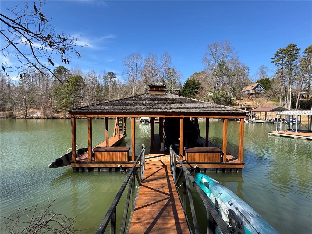 620 Crooked Trace Lane Seneca, SC 29672 - Photo 2 of 20 Beautiful dock with 2 boat slips