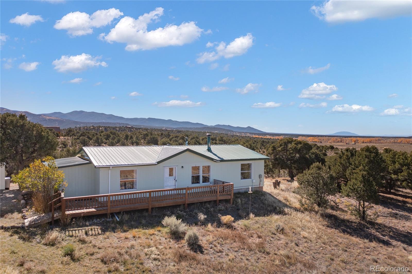 a aerial view of a house