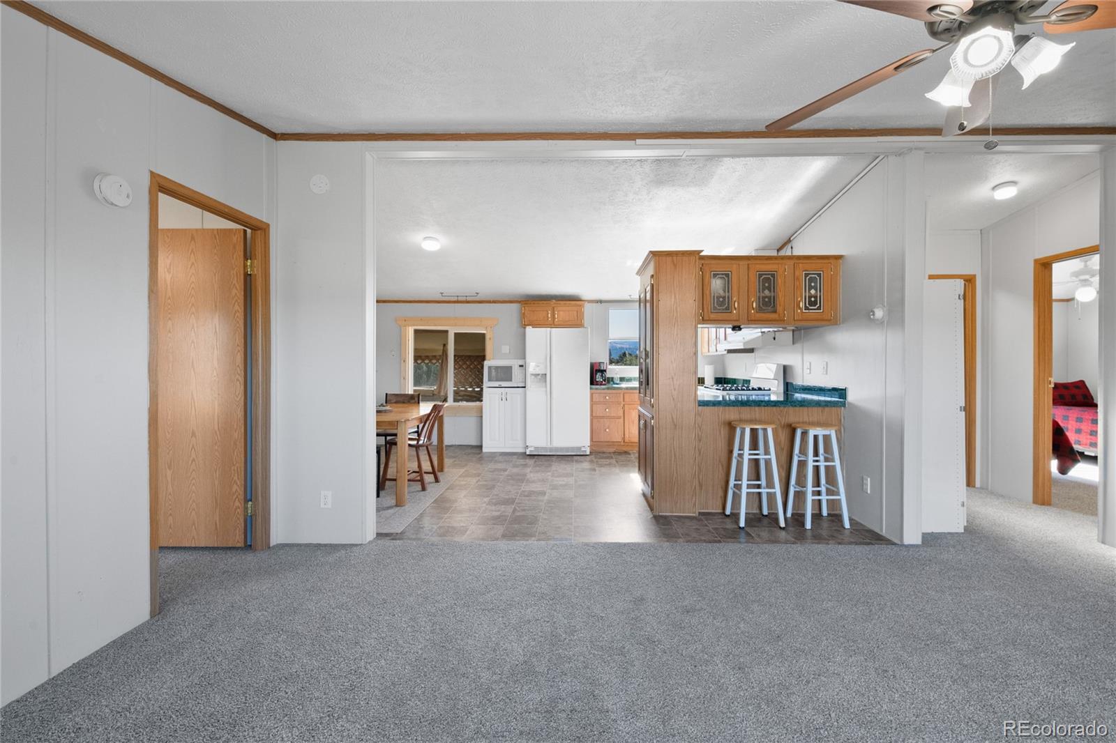 7027 Frelinghuysen Road Fort Garland, CO 81133 - Photo 12 of 47 a view of kitchen with furniture and refrigerator
