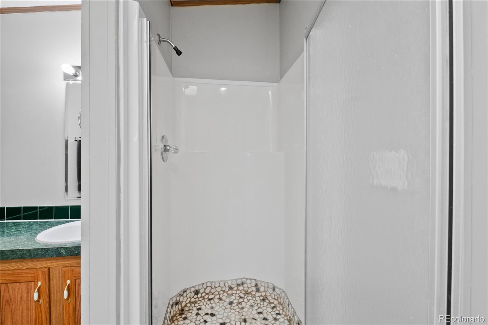 7027 Frelinghuysen Road Fort Garland, CO 81133 - Photo 29 of 47 a bathroom with a shower