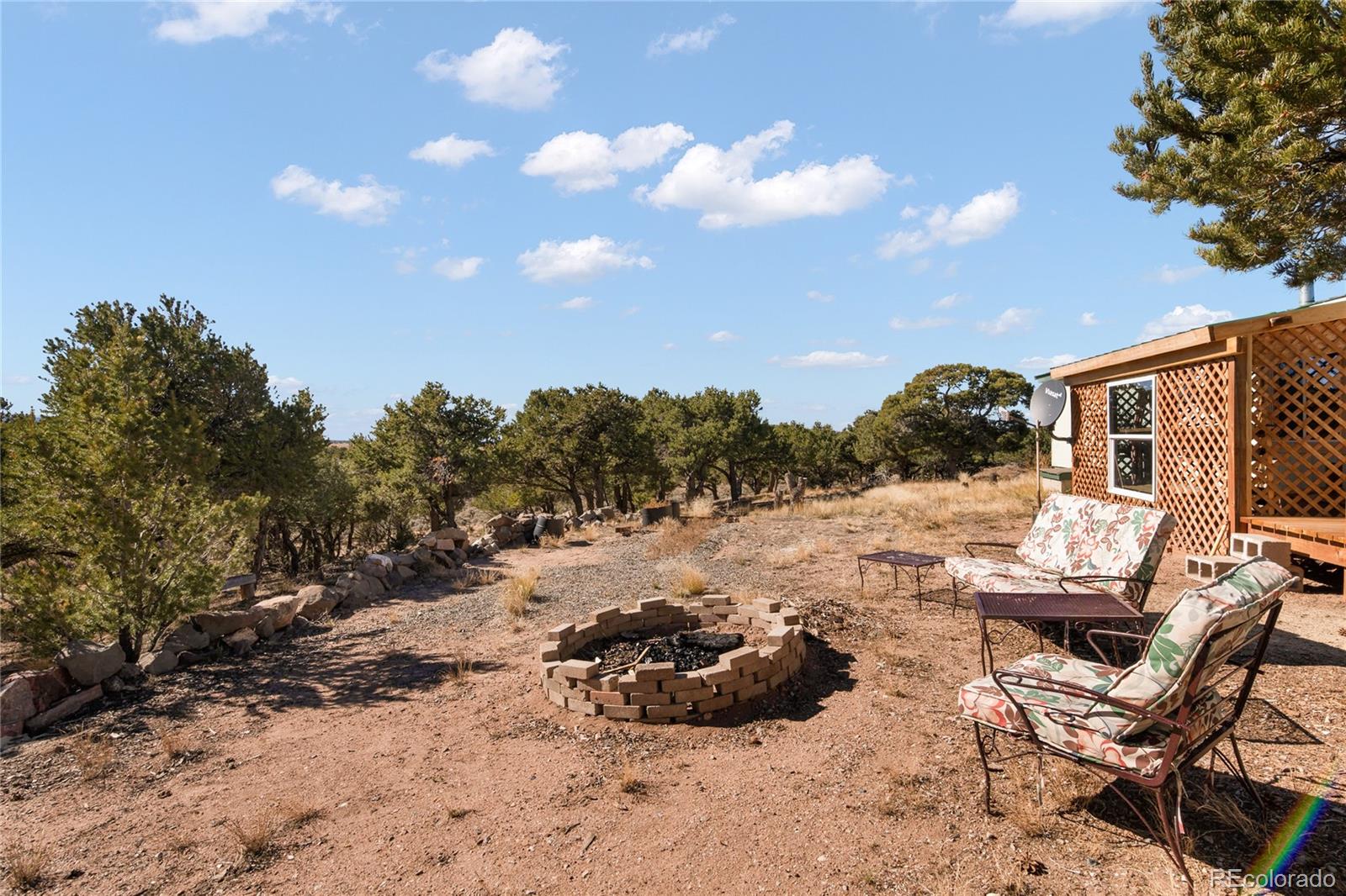 7027 Frelinghuysen Road Fort Garland, CO 81133 - Photo 41 of 47 a view of backyard with outdoor seating