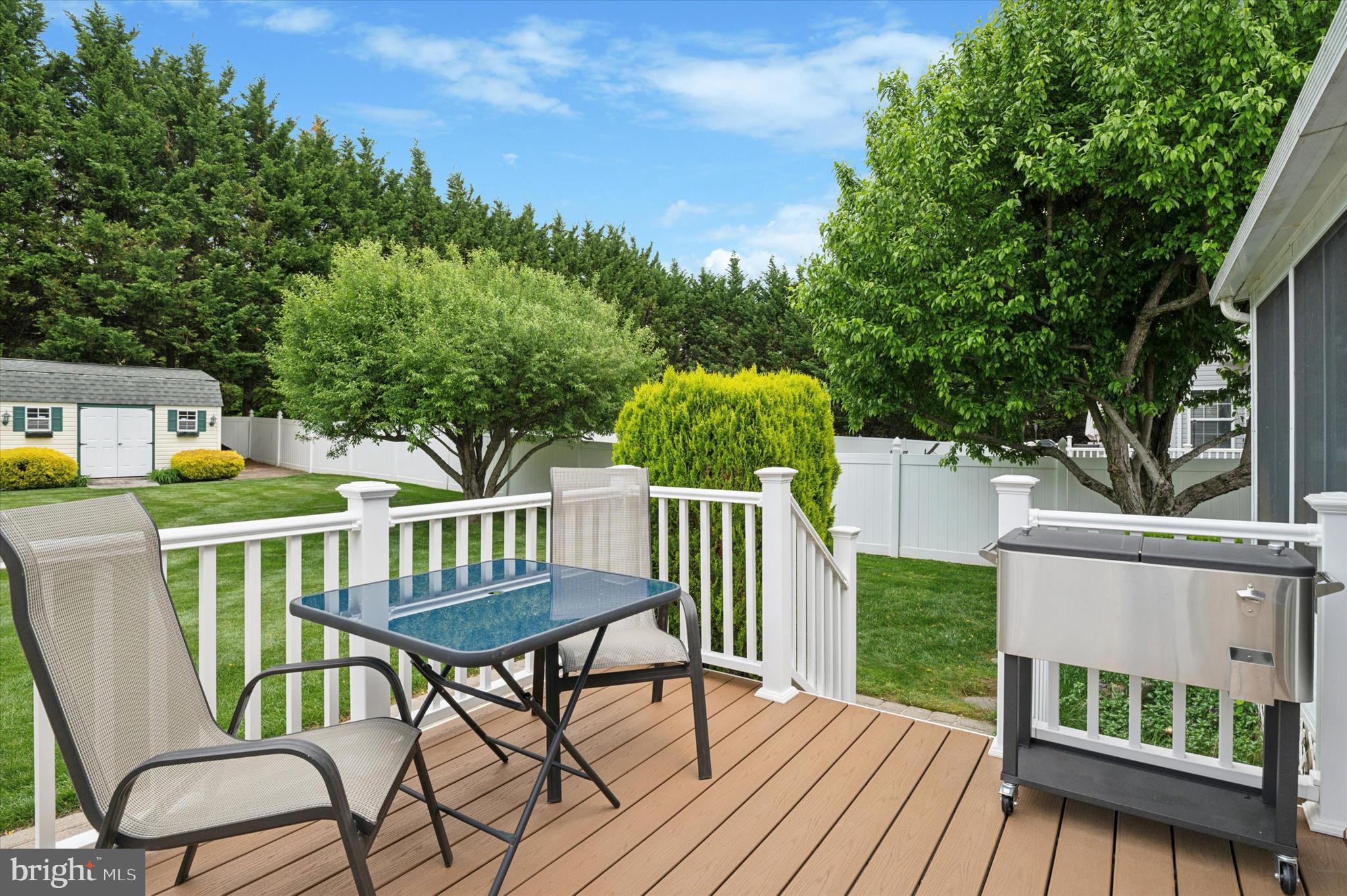 6 Crestpoint Drive New Castle, DE 19720 - Photo 30 of 36 a view of balcony with furniture and trees