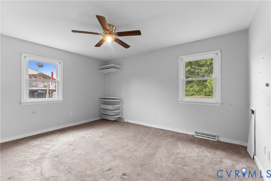 3500 Respess Road Midlothian, VA 23112 - Photo 24 of 48 Carpeted room featuring a ceiling fan with integra