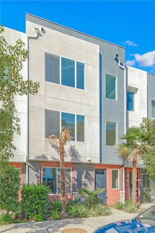 a front view of a building