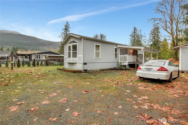 a car parked in front of house