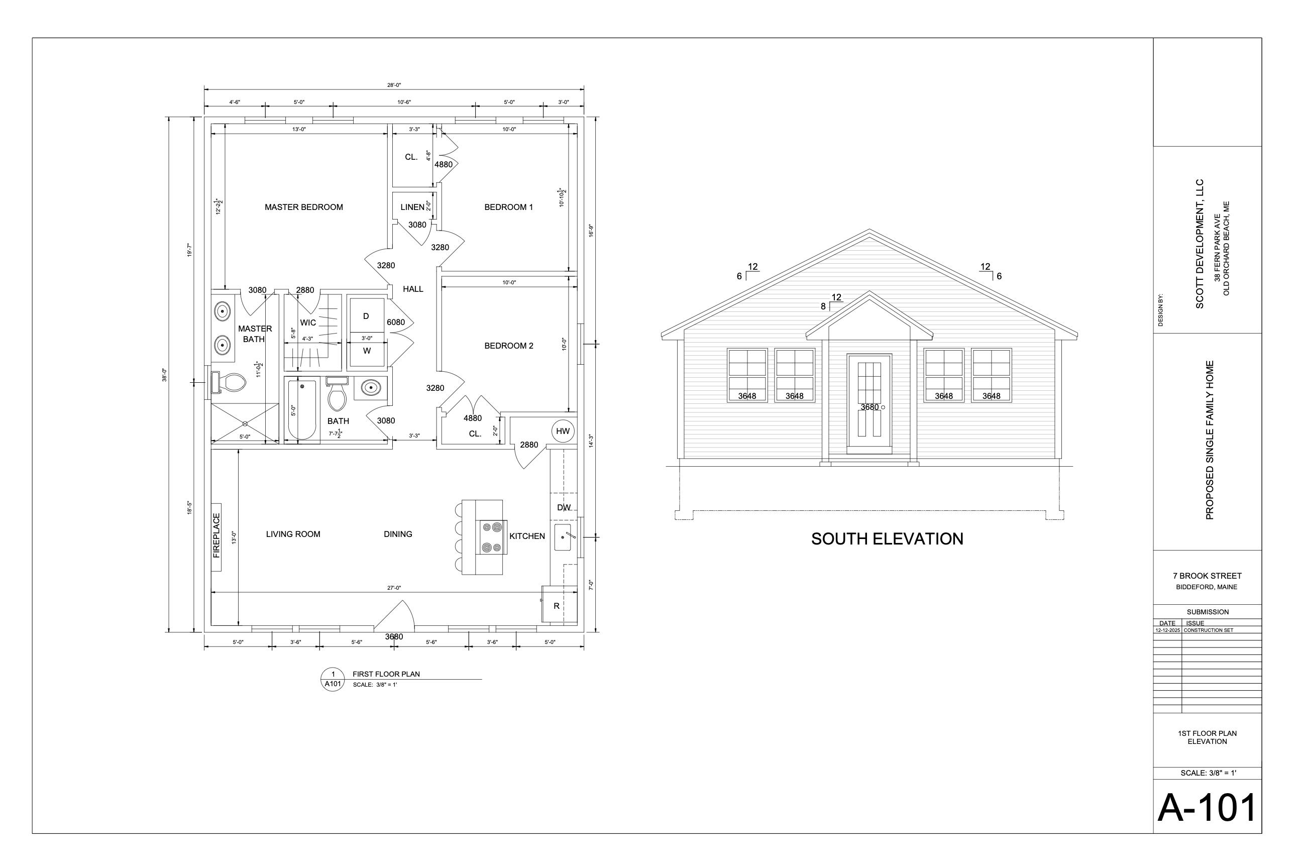 7 Brook Street Biddeford, ME 04005 - Photo 3 of 3 7 Brook Street-Floor Plan 1