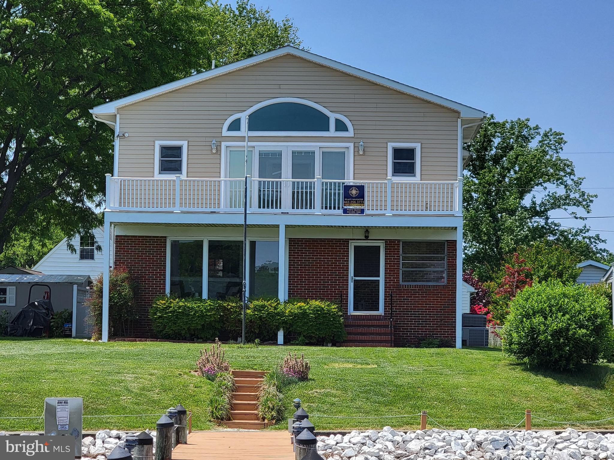 8149 Orchard Point Road Pasadena, MD 21122 - Photo 13 of 37 View from the pier!