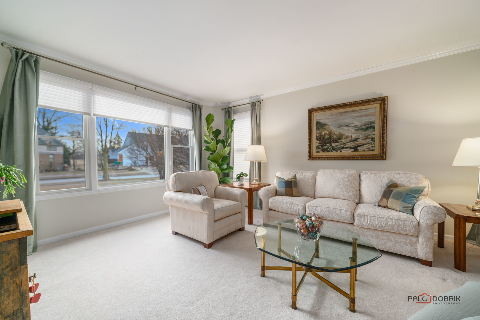 609 Raintree Road Buffalo Grove, IL 60089 - Photo 5 of 48 a living room with furniture and a large window