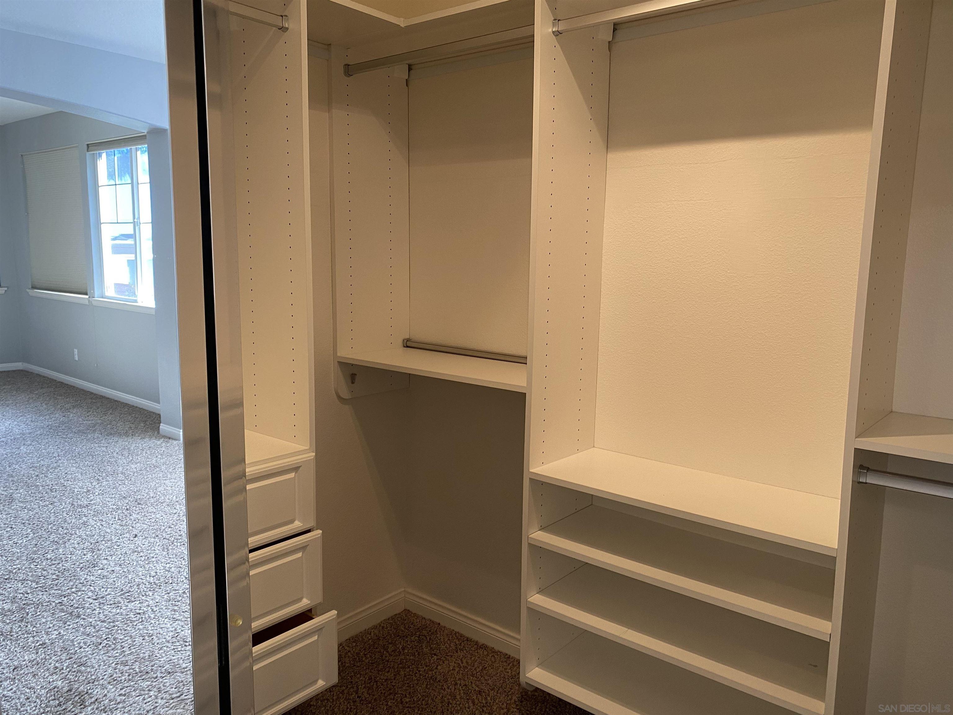 513 Park Lane Encinitas, CA 92024 - Photo 20 of 41 a view of walk in closet with empty racks