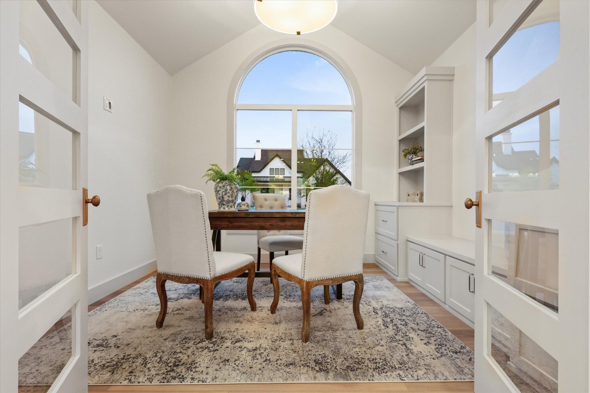 4622 138th Place Lubbock, TX 79424 - Photo 25 of 48 a view of a dining room with furniture window and wooden floor