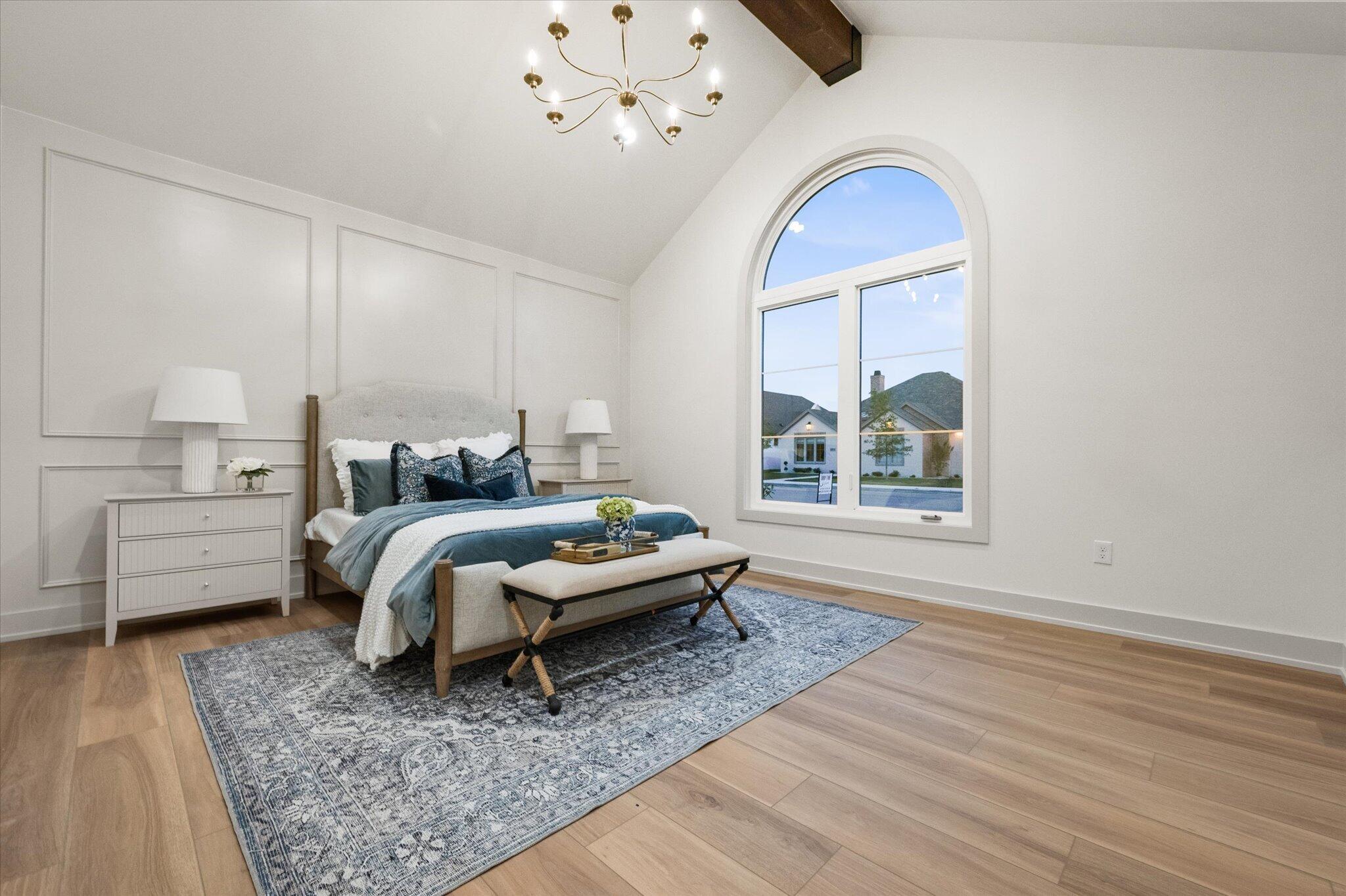 4622 138th Place Lubbock, TX 79424 - Photo 28 of 48 a bedroom with a bed and a window