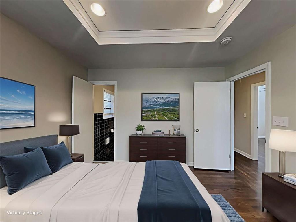 3148 Thrasher Circle Decatur, GA 30032 - Photo 6 of 20 a bedroom with a bed and dresser