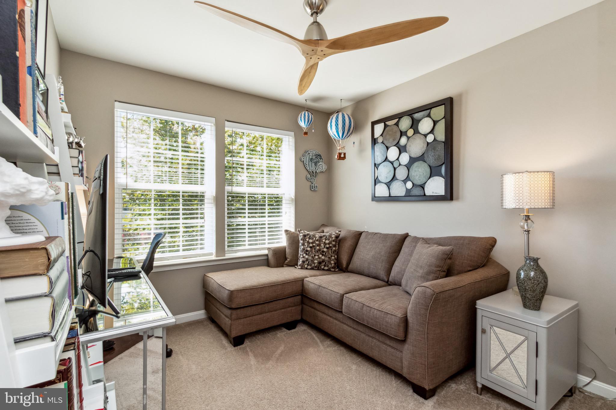 16008 Madison Ridge Place Gainesville, VA 20155 - Photo 22 of 35 Third Bedroom with Ceiling Fan