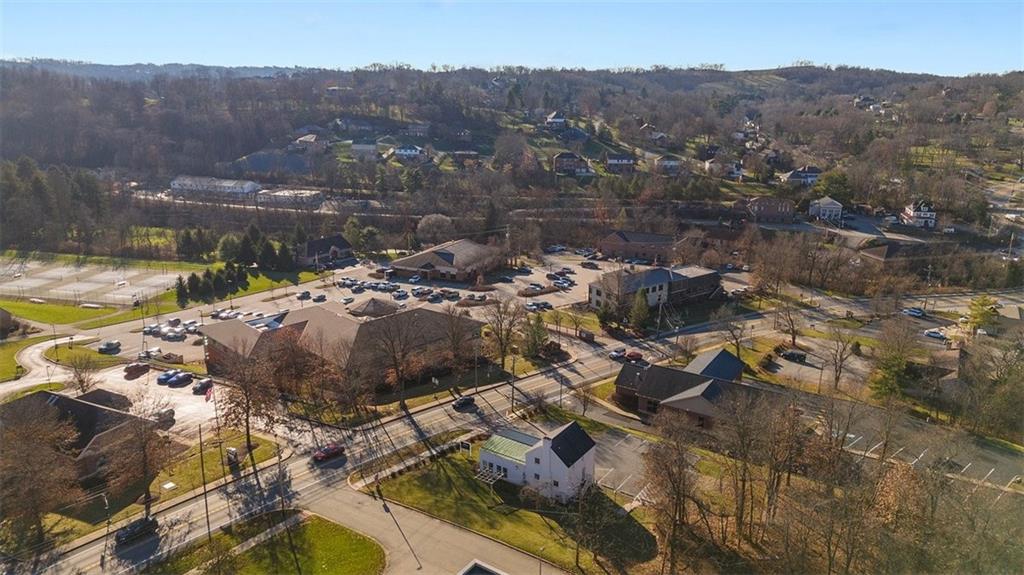 619 East McMurray Road McMurray, PA 15317 - Photo 7 of 12 an aerial view of residential house with yard and mountain view in back