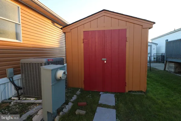 a backyard of a house