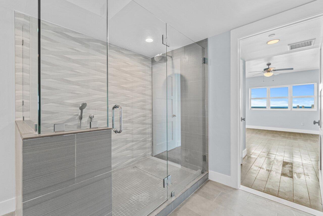 2650 Lake Shore Drive, Unit 2001 Riviera Beach, FL 33404 - Photo 14 of 49 Master Shower