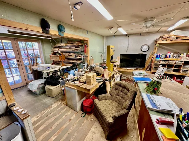 a view of storage and utility room