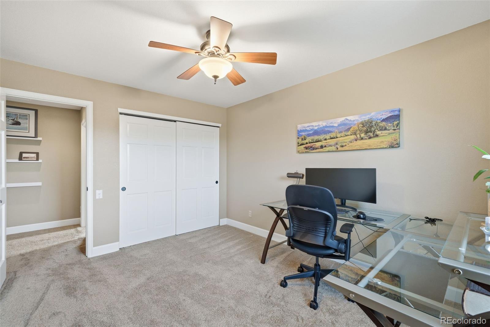 6879 Ingleton Drive Castle Pines, CO 80108 - Photo 27 of 50 a view of a workspace with furniture