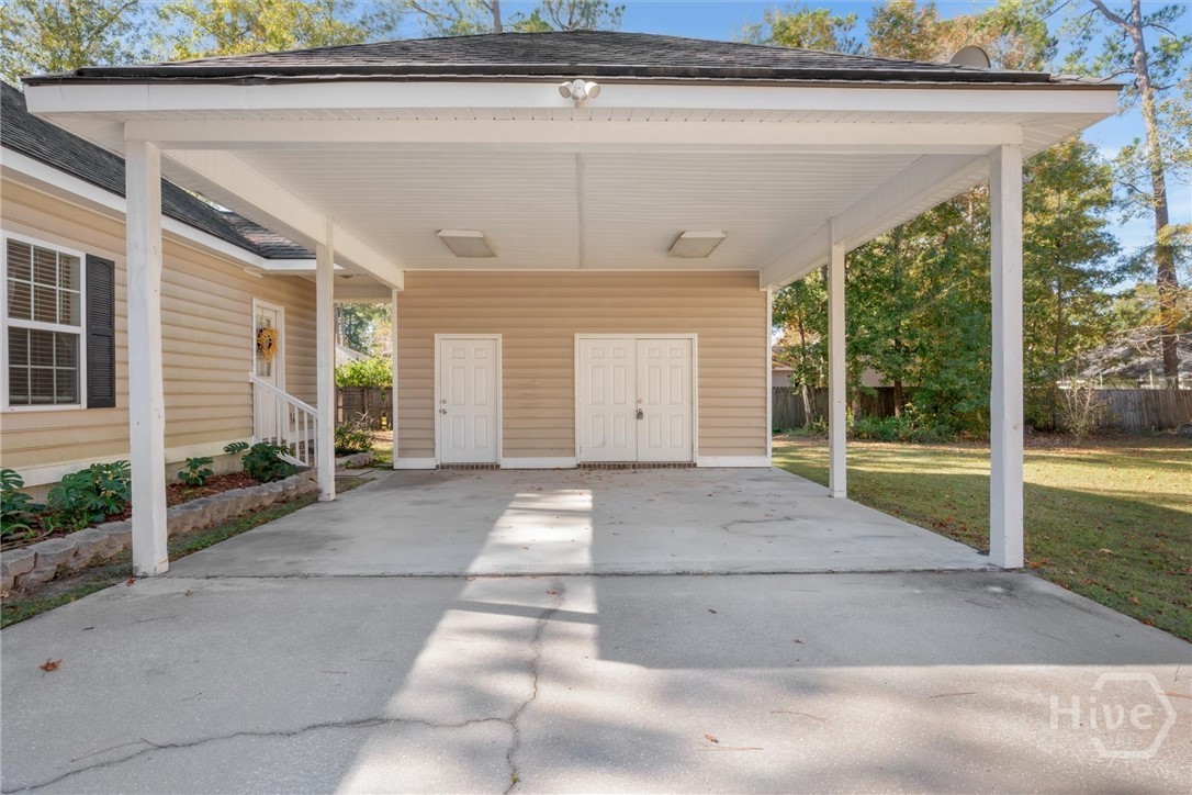 83 Fellwood Drive Rincon, GA 31326 - Photo 37 of 40 Two bay car carport.