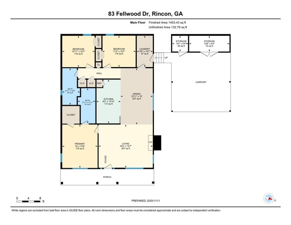 83 Fellwood Drive Rincon, GA 31326 - Photo 40 of 40 Floor plan.