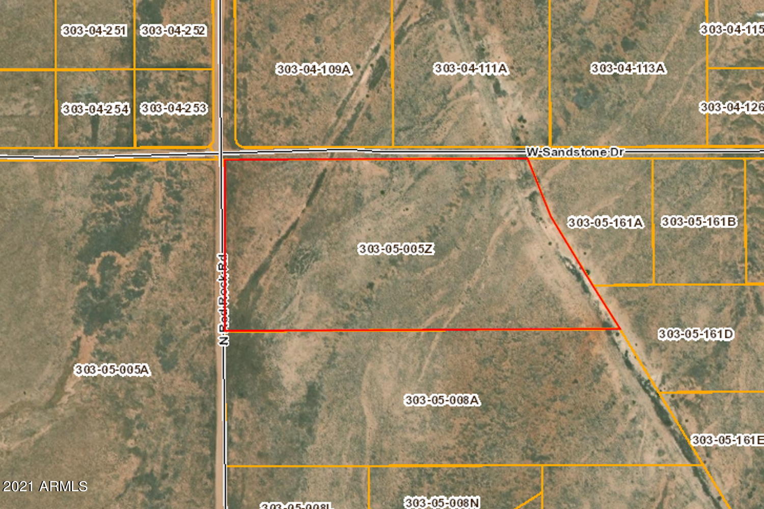 0 Red Rock Road Paulden, AZ 86334 - Photo 10 of 10 10 - GIS Satellite Aerial View - 0 Red R