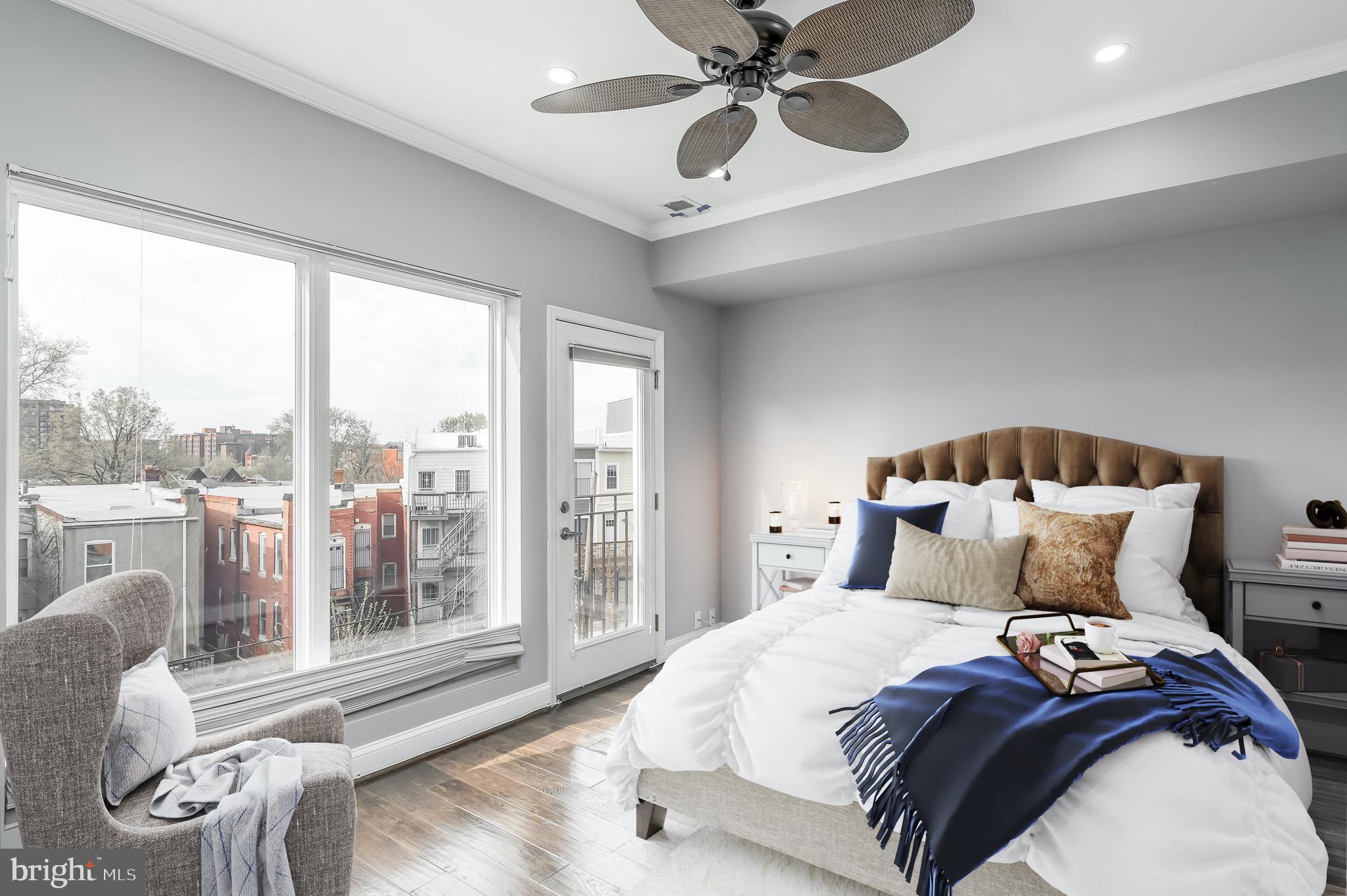 29 Q Street Northeast, Unit 2 Washington, DC 20002 - Photo 12 of 28 Master bedroom.