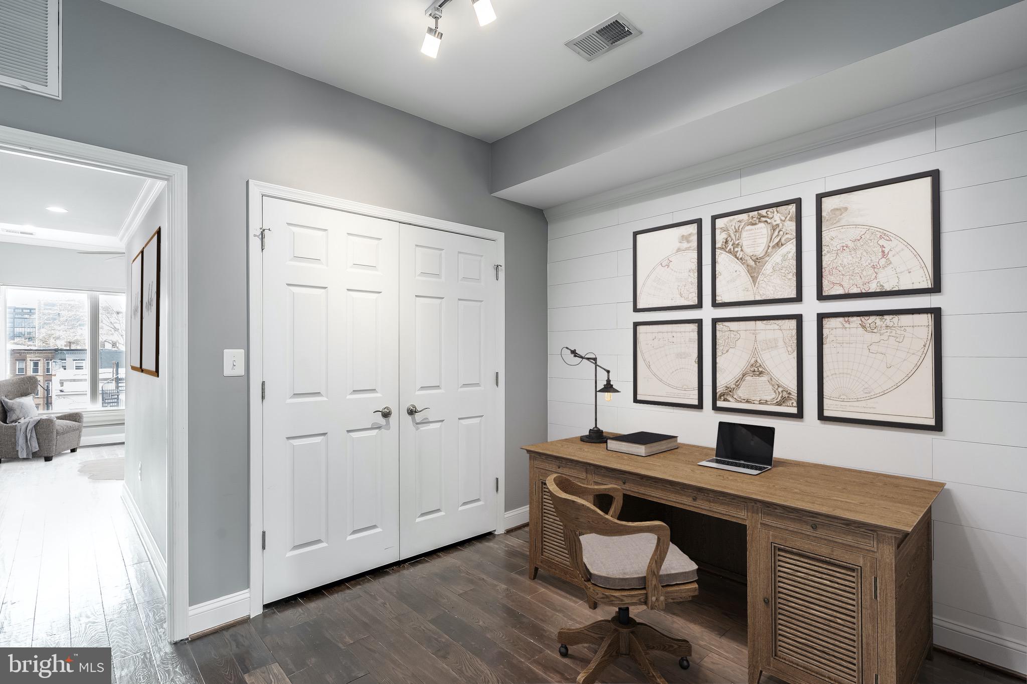 29 Q Street Northeast, Unit 2 Washington, DC 20002 - Photo 17 of 28 Virtually staged den.