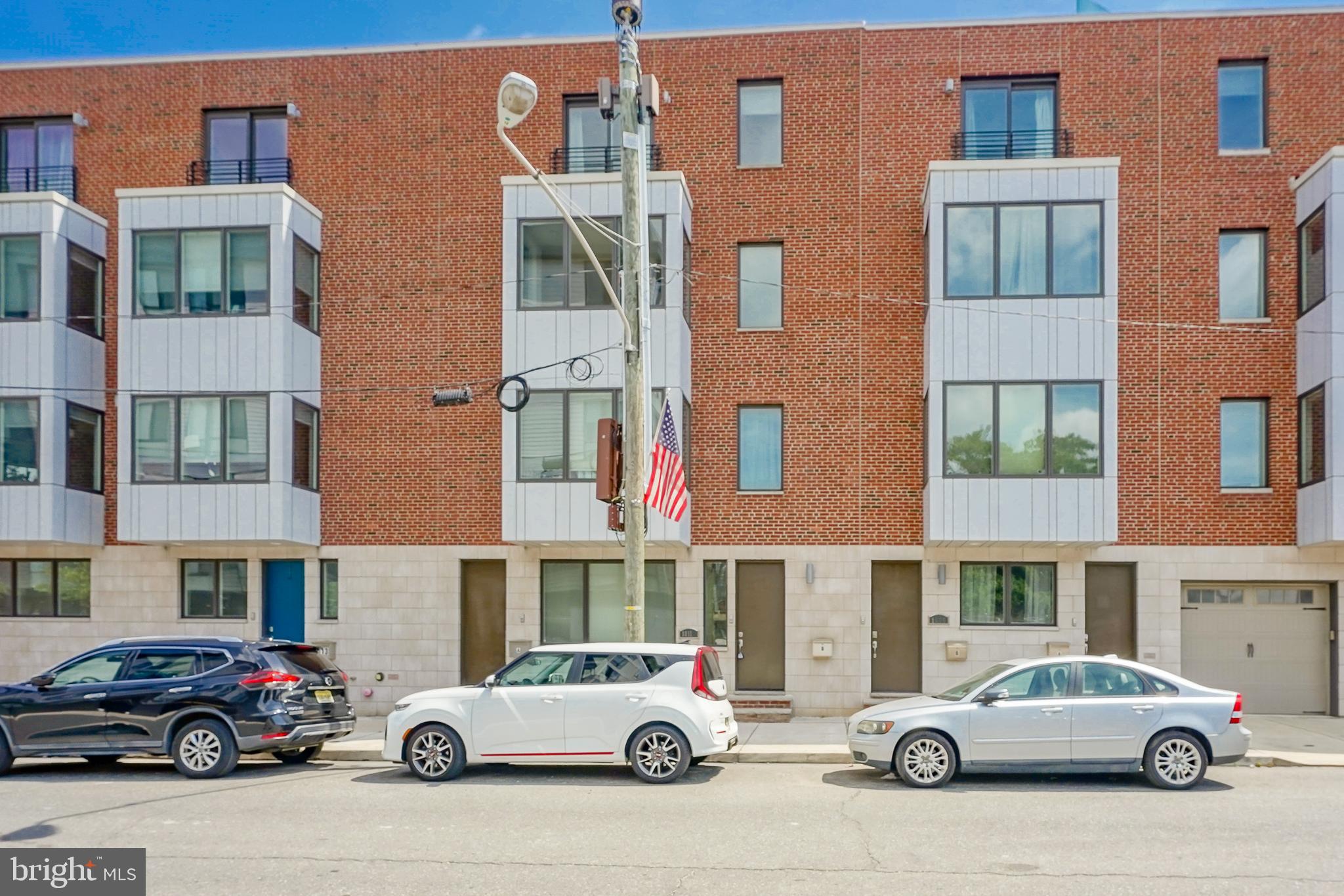 a car parked in front of a building
