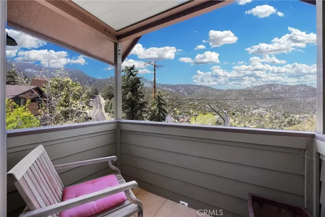 a bedroom with furniture